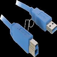 Câble USB Delock - USB (M) vers USB Type B (M)
