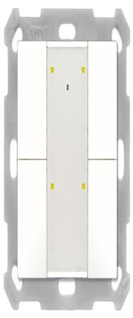MDT BE-TA55T4.02 Bouton Plus TS 55 4-fRen blanc mat