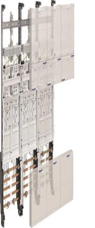 Panneau complet Hager Universe Z espacement de 6 mètres BKE-I H 1050 mm 3 champs