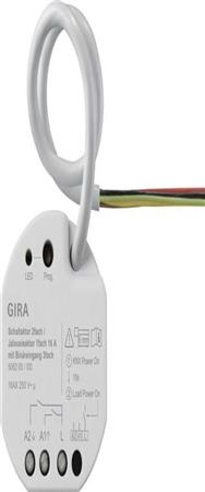 Actionneur de commutateur/store GIRA 506200 2 voies 16A UP KNX Secure