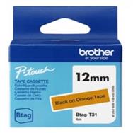 Brother BTAG-T31 - Noir sur orange