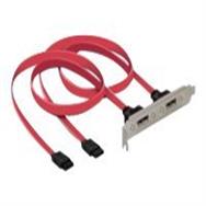 Panneau interne vers externe SATA Delock