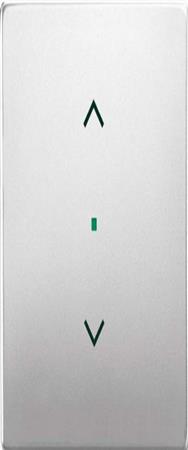 BUSCH JAEGER 6232-10-866 Store inclinable 1 voie en acier inoxydable