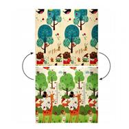 Extralink 4350 Tapis éducatif animaux-arbres 180 x 200 x 1 cm