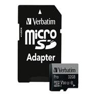 Verbatim PRO - Carte mémoire flash (adaptateur SD inclus)
