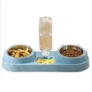 Gamelle double pour chien et chat avec distributeur d'eau Extralink Pets