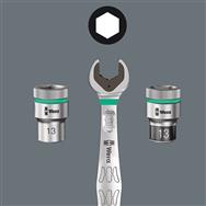 Douille Wera 8790 HMA Zyklop 1/4", métrique, 1 tête(s), 4 mm, acier au chrome-vanadium