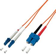 Équiper un câble de raccordement multimode LC vers multimode SC