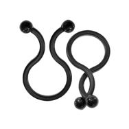 Colliers de serrage torsadés InLine 18-22 mm, noirs, 10 pièces