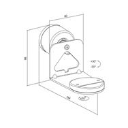 LogiLink BP0207W - Lautsprecher-Wandhalterung, SONOSÃ‚Â® ERA 100 & 300