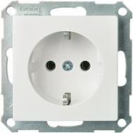 Schneider Electric 275004 Prise Pearl, type F, 2P+T, blanc