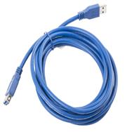 Lanberg CA-US3E-10CC-0030-B - 3 m - USB A - USB A - 600 Mbit/s - Blue