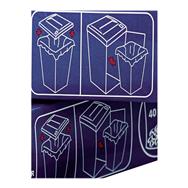 Rexel AS1000 Plastic Waste Bags for Departmental & Large Office Shredders 115L (100) - 390 mm - 390 mm - 975 mm - 100 pc(s)
