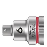 Wera 05003035001, Douille, 3/8", métrique, 1 tête(s), 6 mm, acier au chrome-vanadium