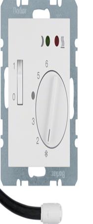 Berker 20348989 Thermostat de sol Contact de fermeture Blanc