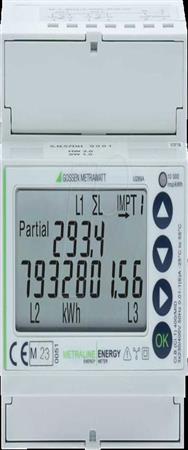 Compteur d'énergie GMC Instruments MID réseau 4 fils 1(6)A 2T Modbus RTU