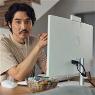 HP 24-cr0110ng All-in-One PC: Ryzen 3 7320U, 4.1 GHz