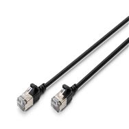 DIGITUS CAT 6A F-FTP Slim patch cable, 5m, black