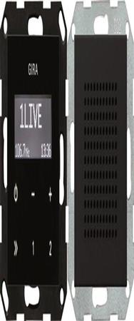 Système de haut-parleurs GIRA UP-Radio RDS 55 Noir w 2280005