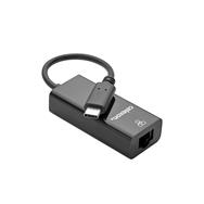Adaptateur celexon USB-C vers Ethernet M/F noir
