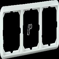 Schneider 204304, Blanc, Duroplast, Sans vis, Schneider, IP20, 80 mm