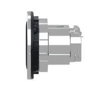 Schneider ZB4F, Bouton, Noir, IP66, IK06, Classe I, 58 g