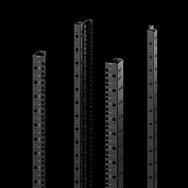 Rittal 5302.155 - Rack rail - Black - Steel - VX IT - 48.3 cm (19") - 2.5 mm