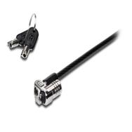 Câble de sécurité Kensington MicroSaver 2.0 pour ordinateur portable (lot de 25) - Clé passe-partout FT - Clé - Acier - Noir - Argent