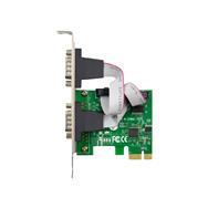 Carte d'interface en ligne 2x PCIe série 9 broches (PCI-Express)
