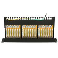 Panneau de brassage Extralink CAT5E STP V2 24 ports noir