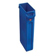 Dymo AbfallbehÃƒÂ¤lter Slim Jim mit LÃƒÂ¼ftungskanÃƒÂ¤len blau 71240222