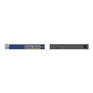 Netgear 24P GE PoE++ Smart SWTH W/10G SFP+ GS728TXUP - Switch - 0.1 Gbps