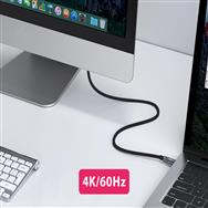 Câble Equip USB-C 3.2 -> C St/St 3A 4K/60Hz sw - Câble - Numérique