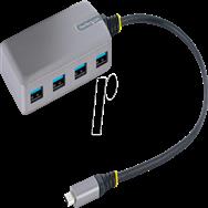 StarTech.com Hub USB-C 4 ports 5 Gbit/s