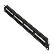 Panneau de brassage Extralink CAT6 UTP V2 24 ports noir