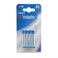 Piles Verbatim 4 x AAA - Alcalines