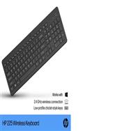 HP 225 Wireless Keyboard: Full-size, Black, QWERTY