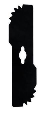 Lame de rechange Einhell GE-LE 18/190 Li - Lame pour tondeuse à gazon - Noire - 4 mm - 240 mm