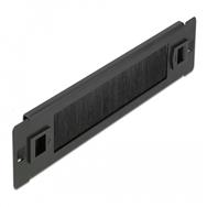 Panneau de brosses Delock - montable en rack