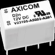 CommScope D2n Industrierelais Nennspannung 12 V/DC 2 Wechsler 1 St.