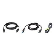 ATEN 2L-7D02UDPX3 - Kit de câbles clavier/vidéo/souris (KVM)
