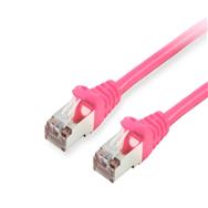 Câble de raccordement Equip Cat6 S/FTP 2xRJ45 rose LSZH - Câble - Réseau