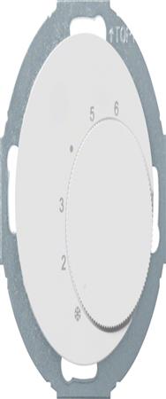 Berker 20262079 Thermostat d'ambiance R.Classic Blanc polaire