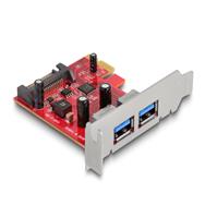 Adaptateur USB Delock - PCIe 2.0 profil bas