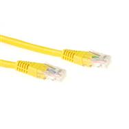 ACT Yellow 5 meter LSZH U/UTP CAT6 patch cable with RJ45 connectors - 5 m - RJ-45 - RJ-45 - Yellow