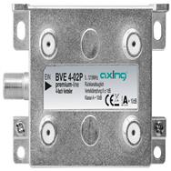 axing BVE 4-02P - Cable splitter - 5 - 1218 MHz - Gray - A - 8 dB - F