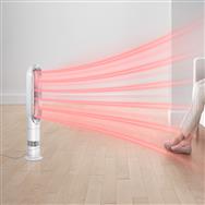 Dyson Hot+Cool Jet Focus - 9 h - Nickel - White - 186 l/s - 153 mm - 113 mm - 595 mm