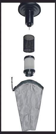 Einhell TC-AV 1718 D - 18 L - Sans sac - Noir - Rouge - 1 m - Sec