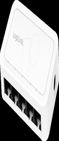 Commutateur Ethernet Gigabit 5 ports LogiLink Blanc