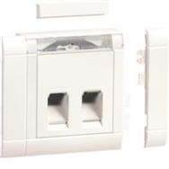 Hager Gerateeinbauset 2f GSETDM0329016RJ45 (Registered Jack 45) for Type 03